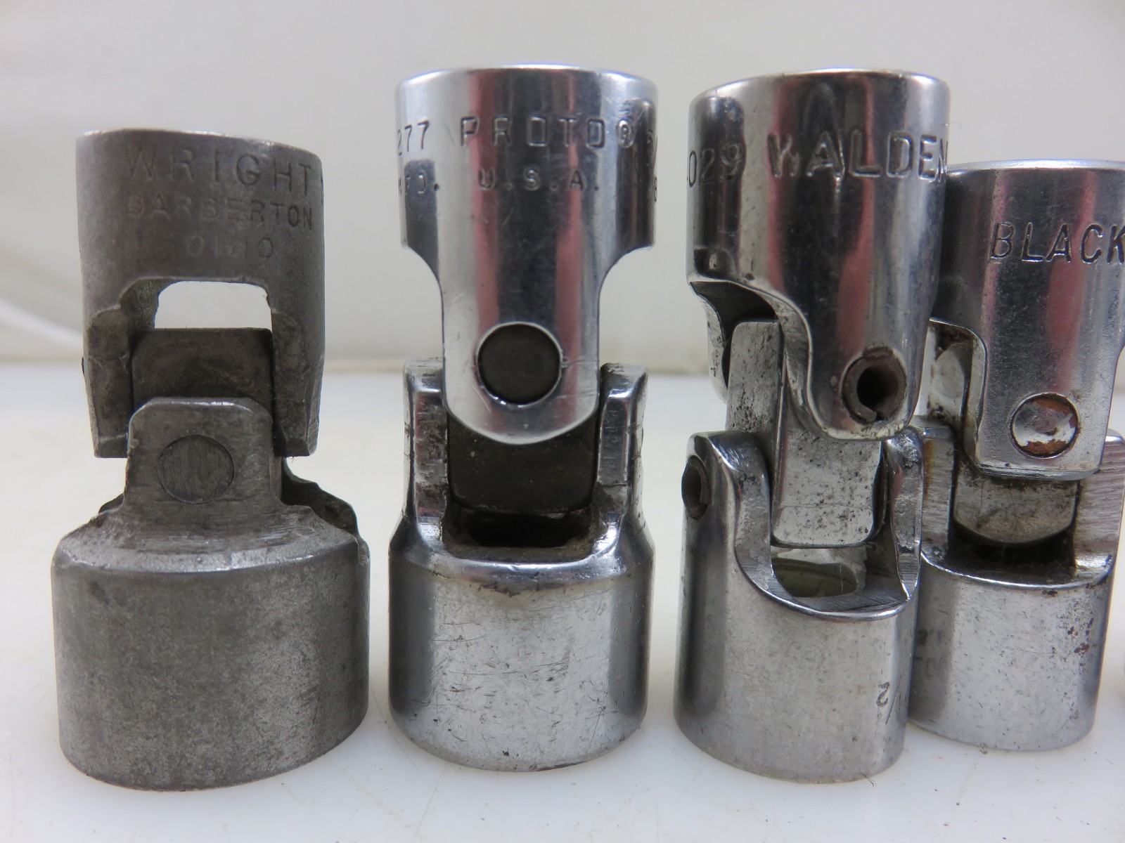 Wright Proto Others Etc. Swivel Flex Joint Socket Set 6pc 12pt 3/8″-11/16″ Set