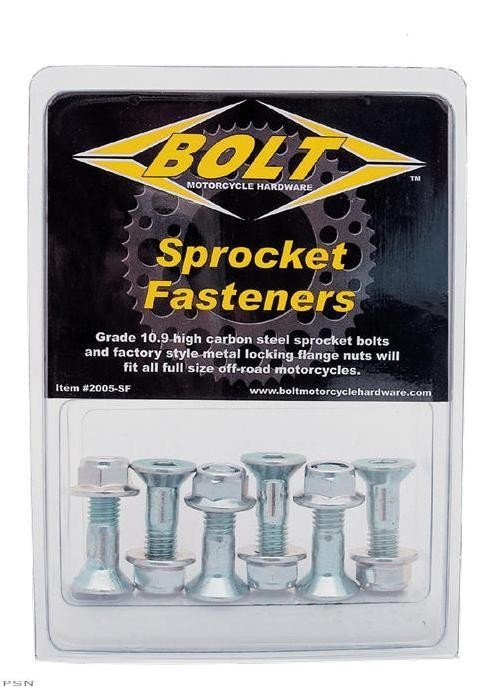 Bolt Mc Hardware 2008-HS.S Sprocket Fasteners – Silver