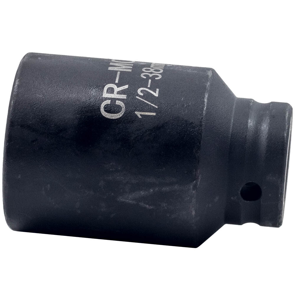 5x 1/2» Drive 6 POINT Deep Spindle Axle Nut Socket Kit 33 34 35 36 38mm