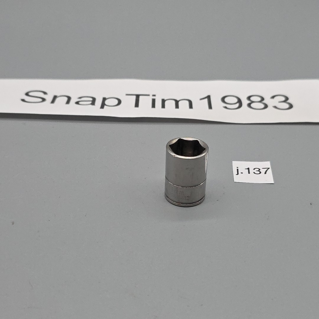 Blue- Point Tools BLPSM1413 6 Pt 1/4″ Drive 13mm Shallow Metric Socket USA
