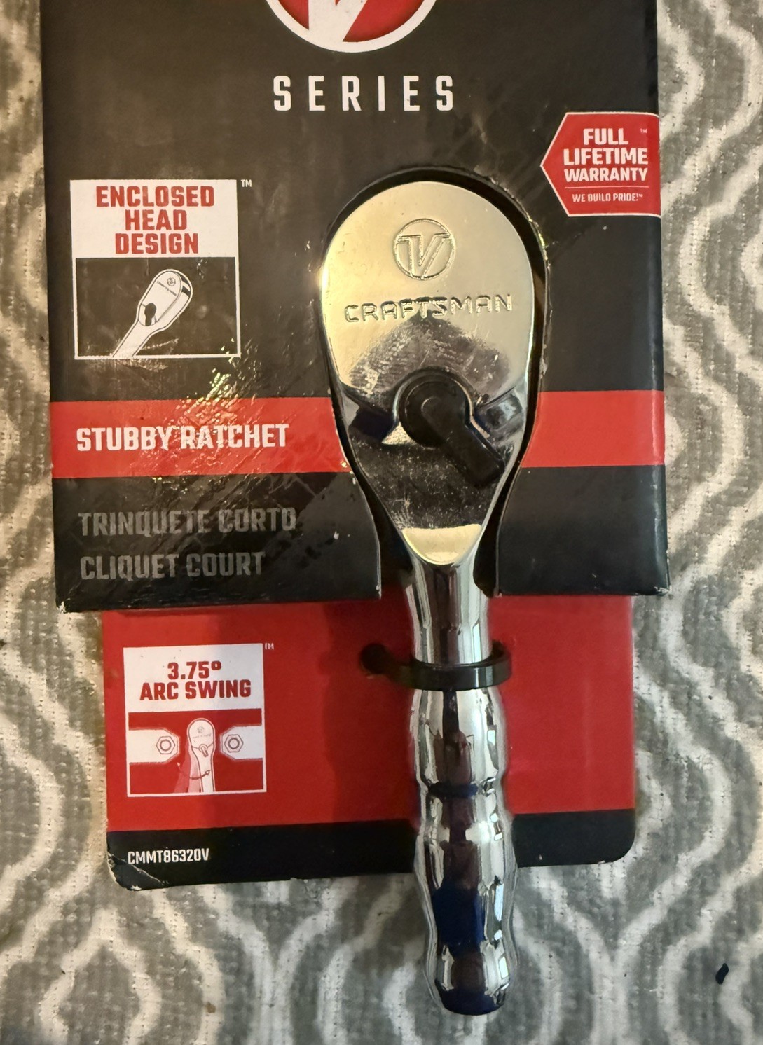 Craftsman 3/8 inch drive ratchet and sockets