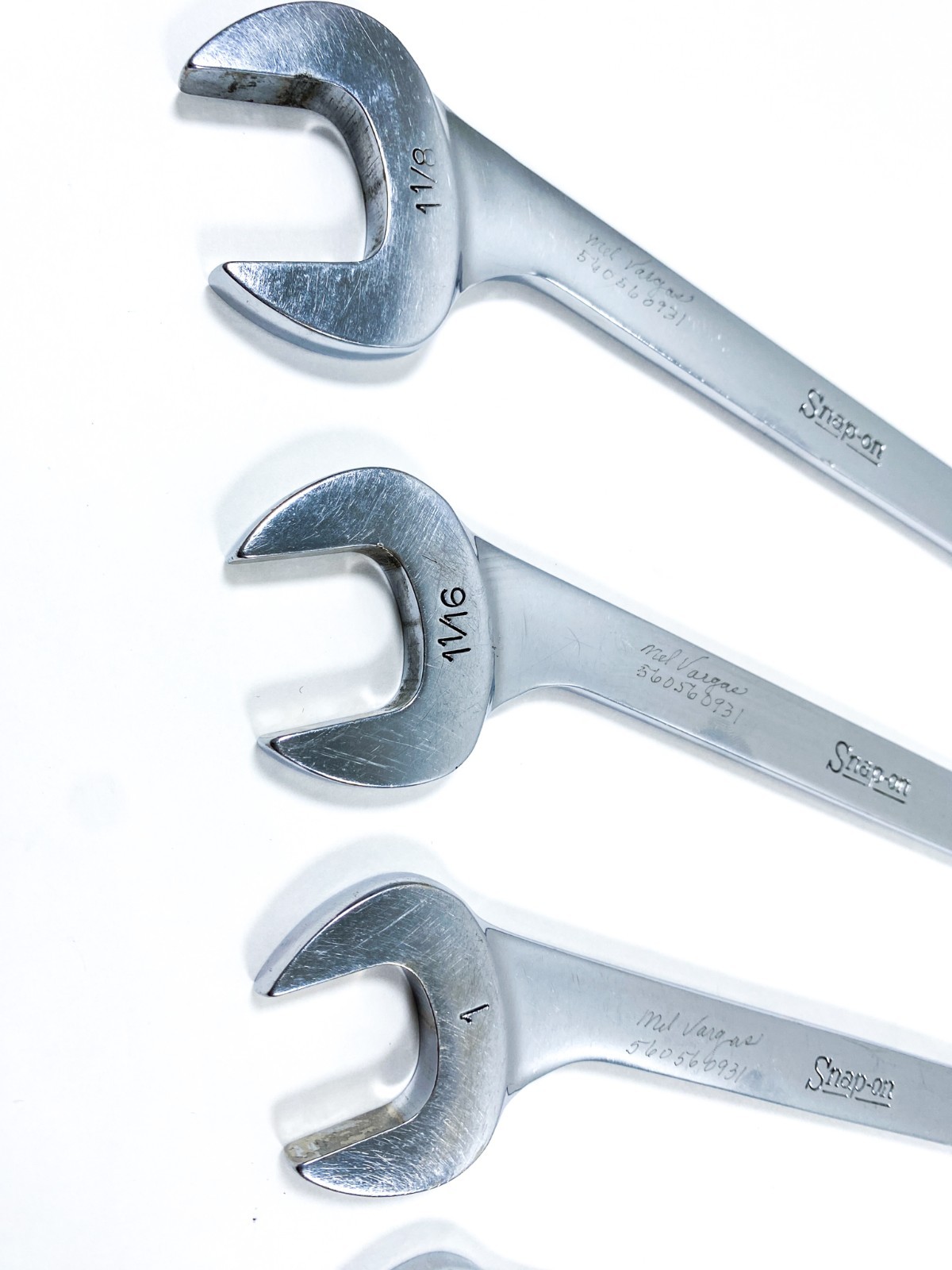 SNAP ON TOOLS USA 13-PIECE SAE 4 Way Open End Angle Wrench Set 3/8″ – 1-1/8″