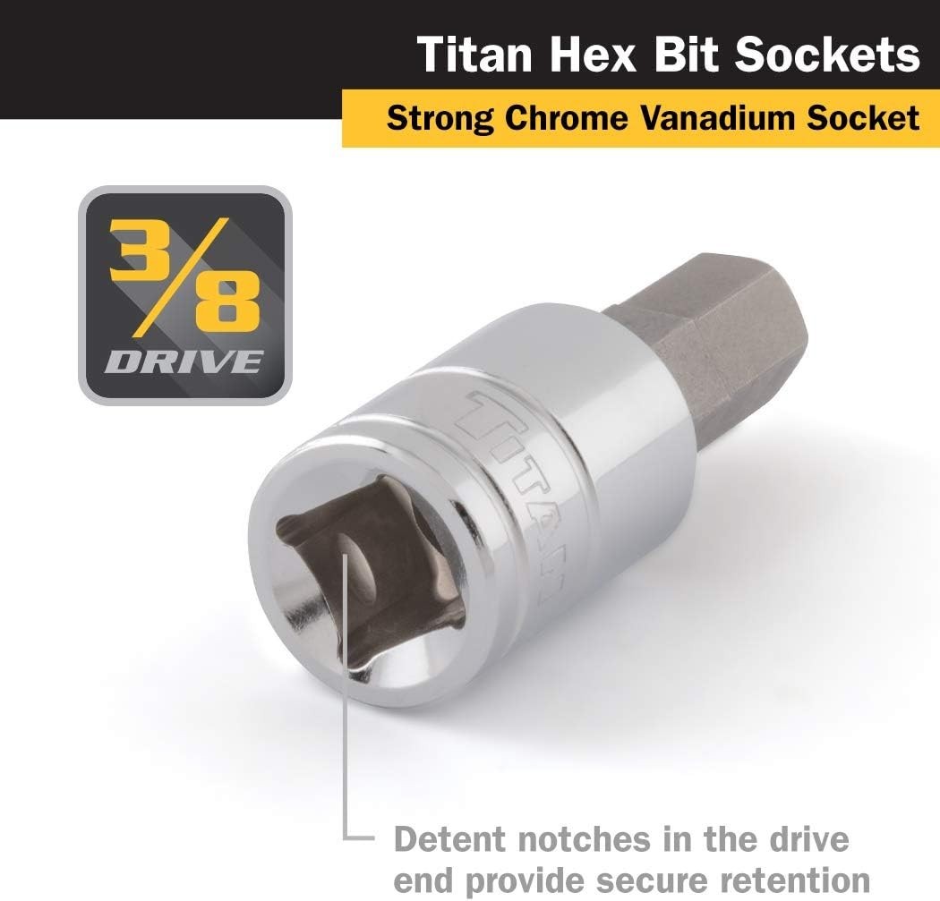 Advanced 3/8-Inch Drive Hex Bit Socket – Crafted from Chrome Vanadium Steel
