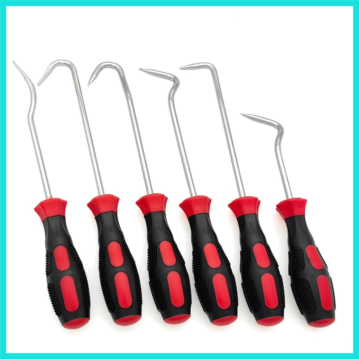 Hose Removal Hook Pick Set Pack of 6, 10″ Hose Hook, Spoon, 8″ Remover, Pulle…
