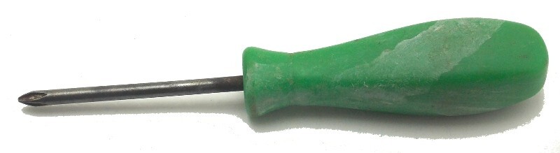 Vintage Matco P1 Phillips Screwdriver Green Handle 6.25″ Long Made in USA Used