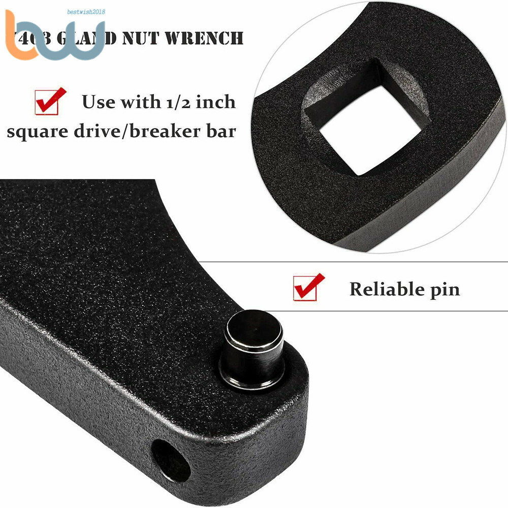 Adjustable Gland Nut Wrench 7463 Small Pin Spanner Tools for Hydraulic Cylinders