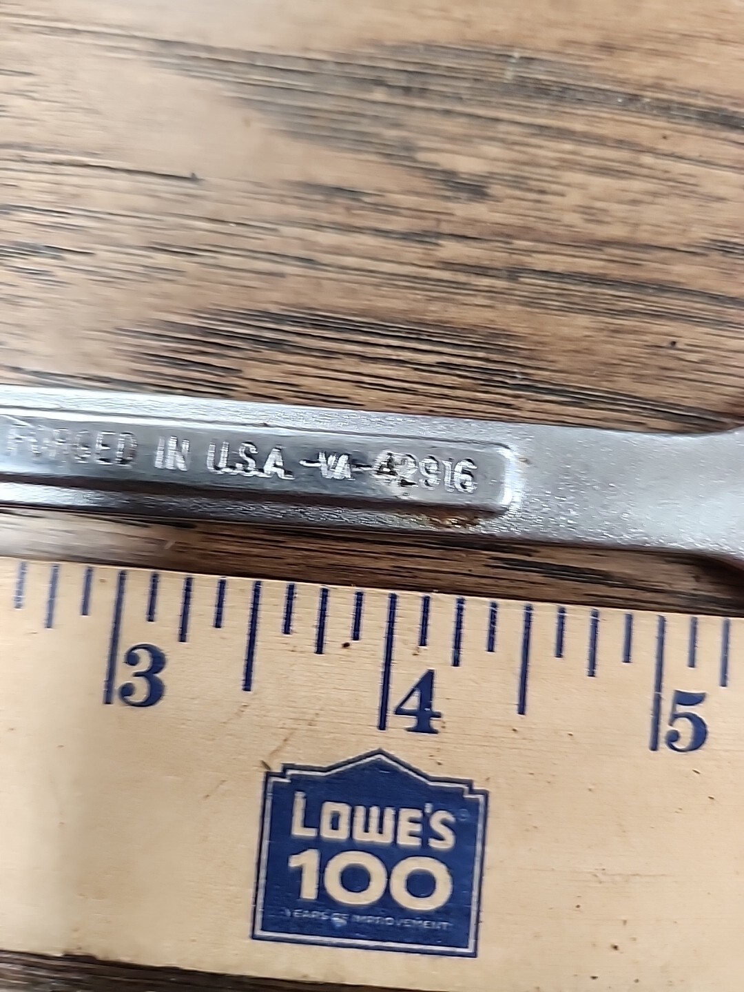 Craftsman Combination Wrench 12MM Metric 12 Point VV 42916 Vtg Forged in USA