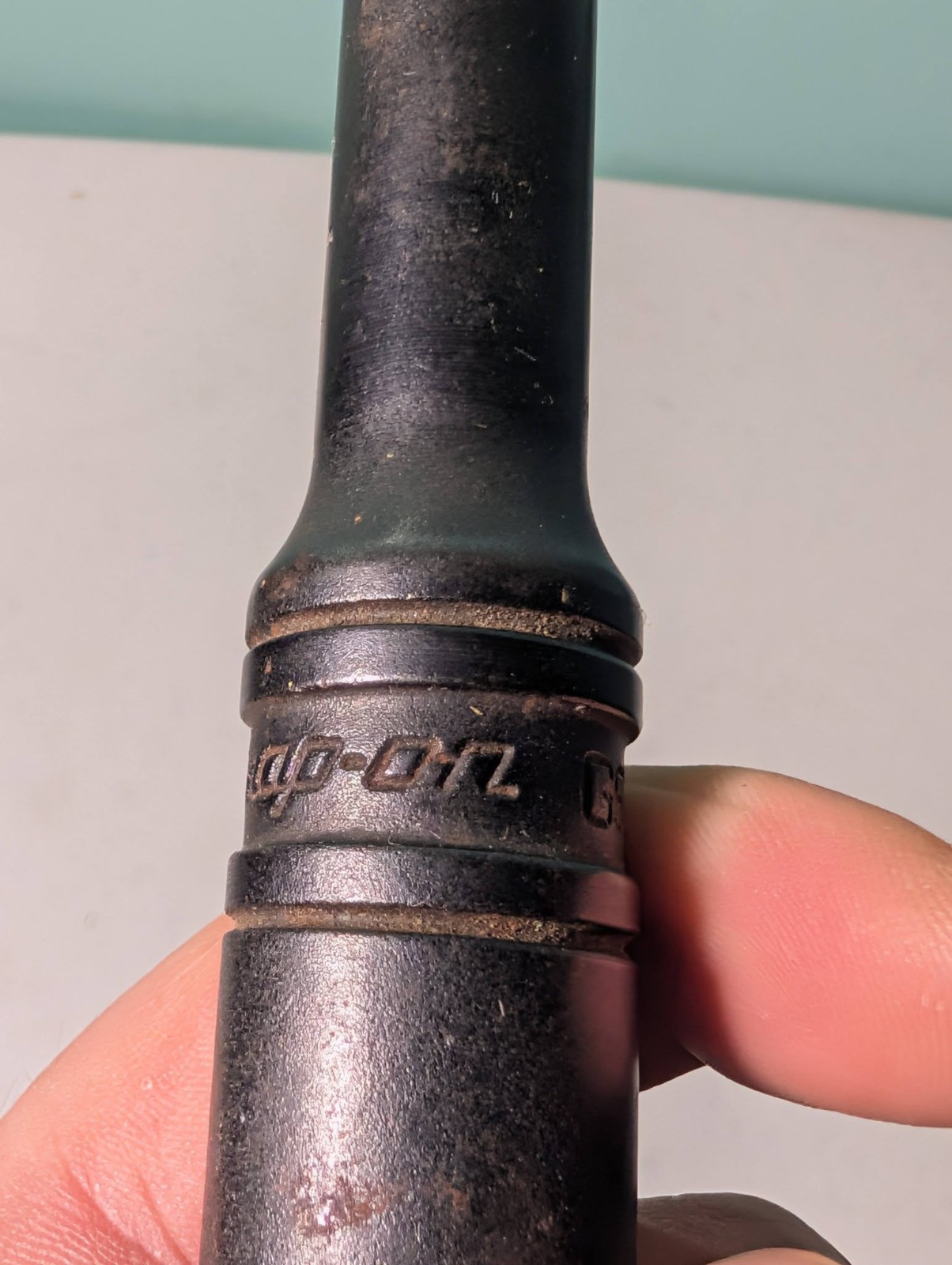 Snap-On GS832 Made In USA 3/8″ Drive Black Oxide 10″ Long Rachet Vintage Works