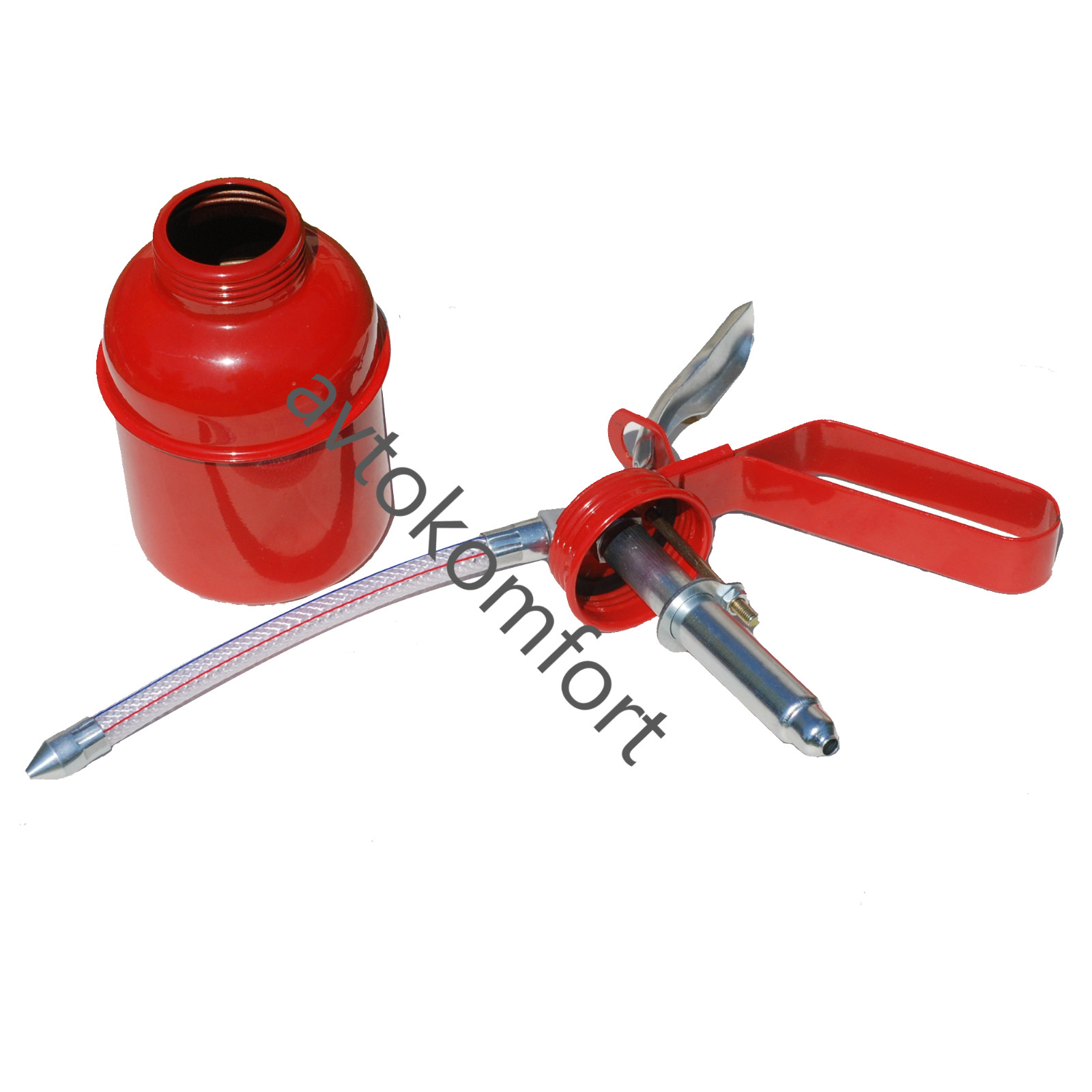 300ml Oil Can Die With Rigid Spout Metal Thumb Pump Workshop Tool Oiler