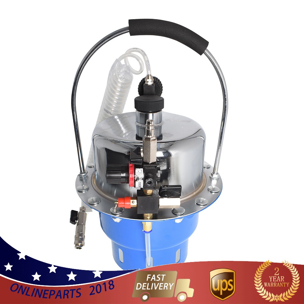 Brake & Clutch Bleeder Valve System Kit + Portable Pneumatic Air Pressure Kit