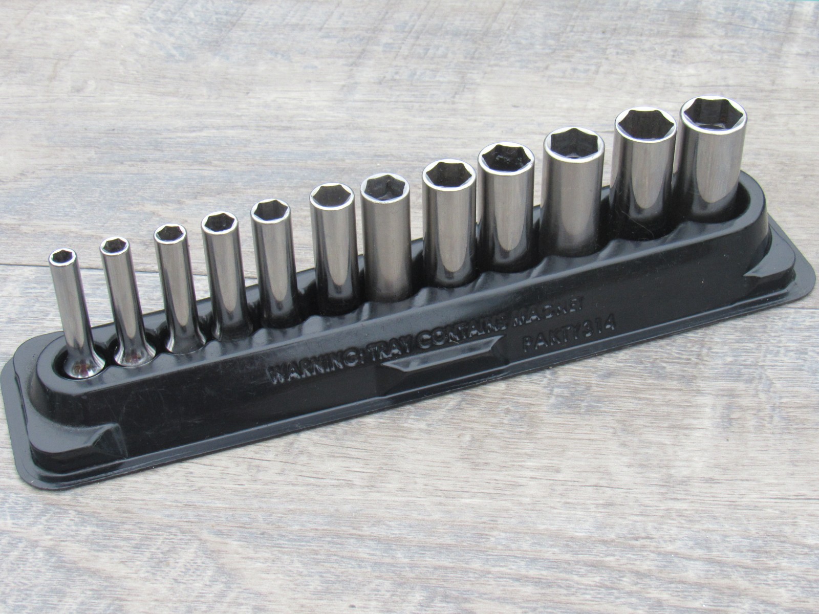 SNAP ON 12 PC 112STMMY 1/4″ METRIC 6 PT DEEP SOCKET SET 5MM – 15MMSTMM5 – STMM15