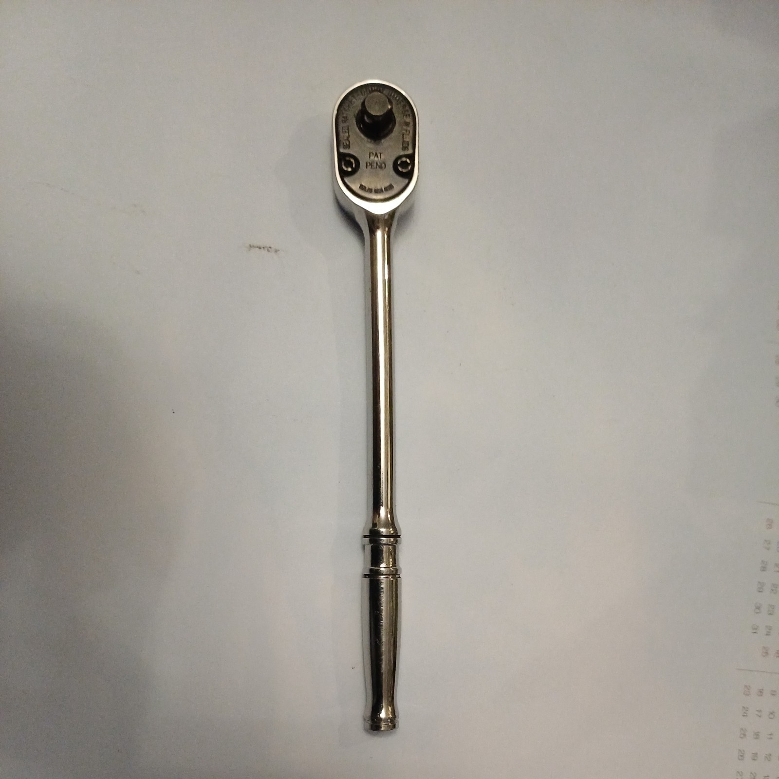 Snap-on Chrome TL72 1/4″ Drive Dual 80 Technology Long Handle Ratchet VGC