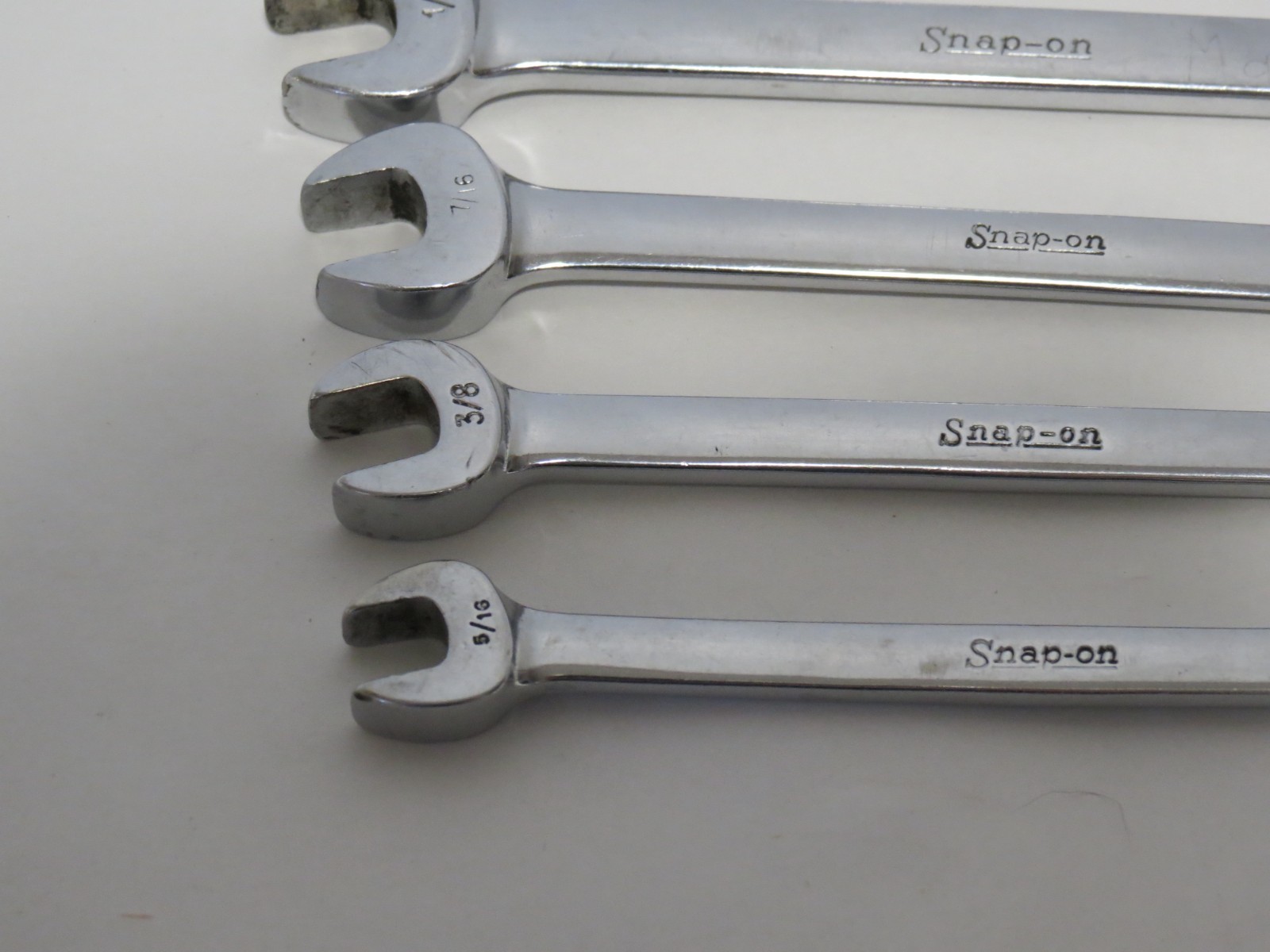 Snap-On Open End Set of Flare Nut Wrenches 5 Pieces RXS Series SAE 5/16 – 9/16