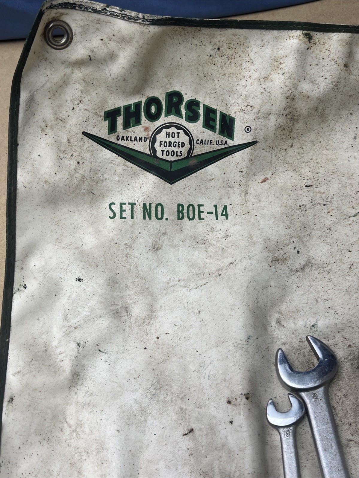Thorsen Set No. BOE-14 Socket Wrenches Missing 4 Wrenches