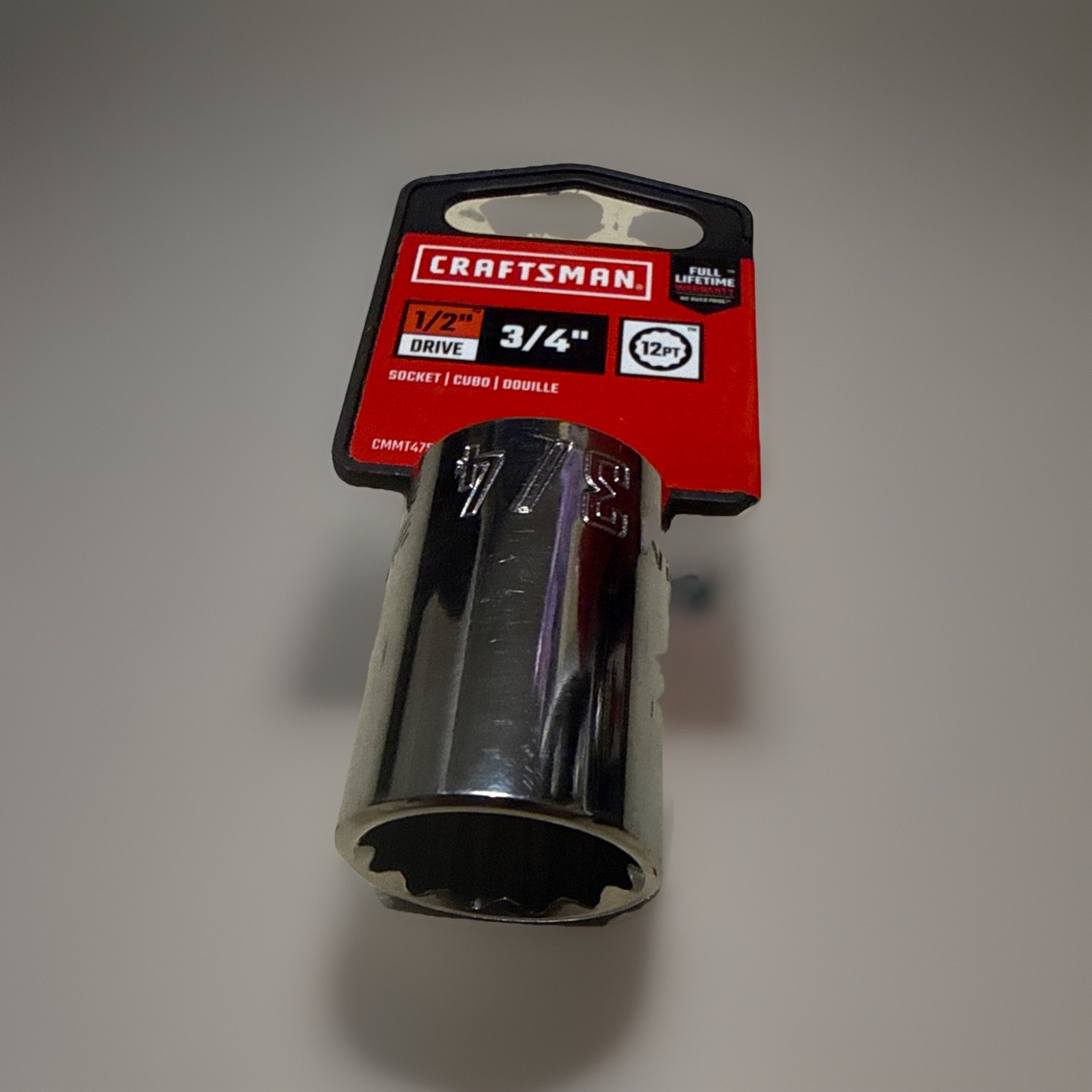 NEW Craftsman 1/2″ Drive 3/4” Socket CMMT47508