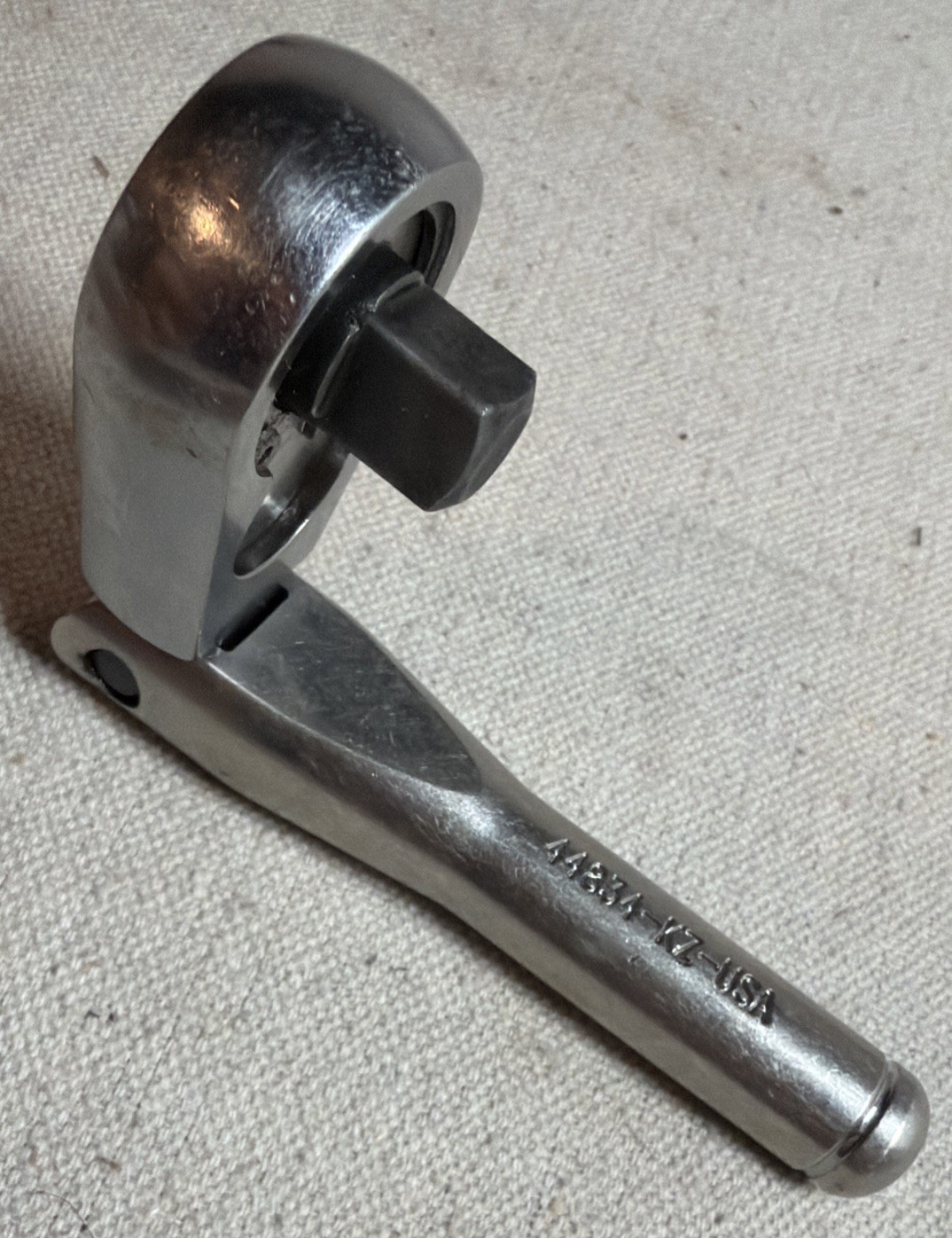 Craftsman 44834 KZ 3/8” Drive Stubby Flex Head Ratchet Quick Release USA Made