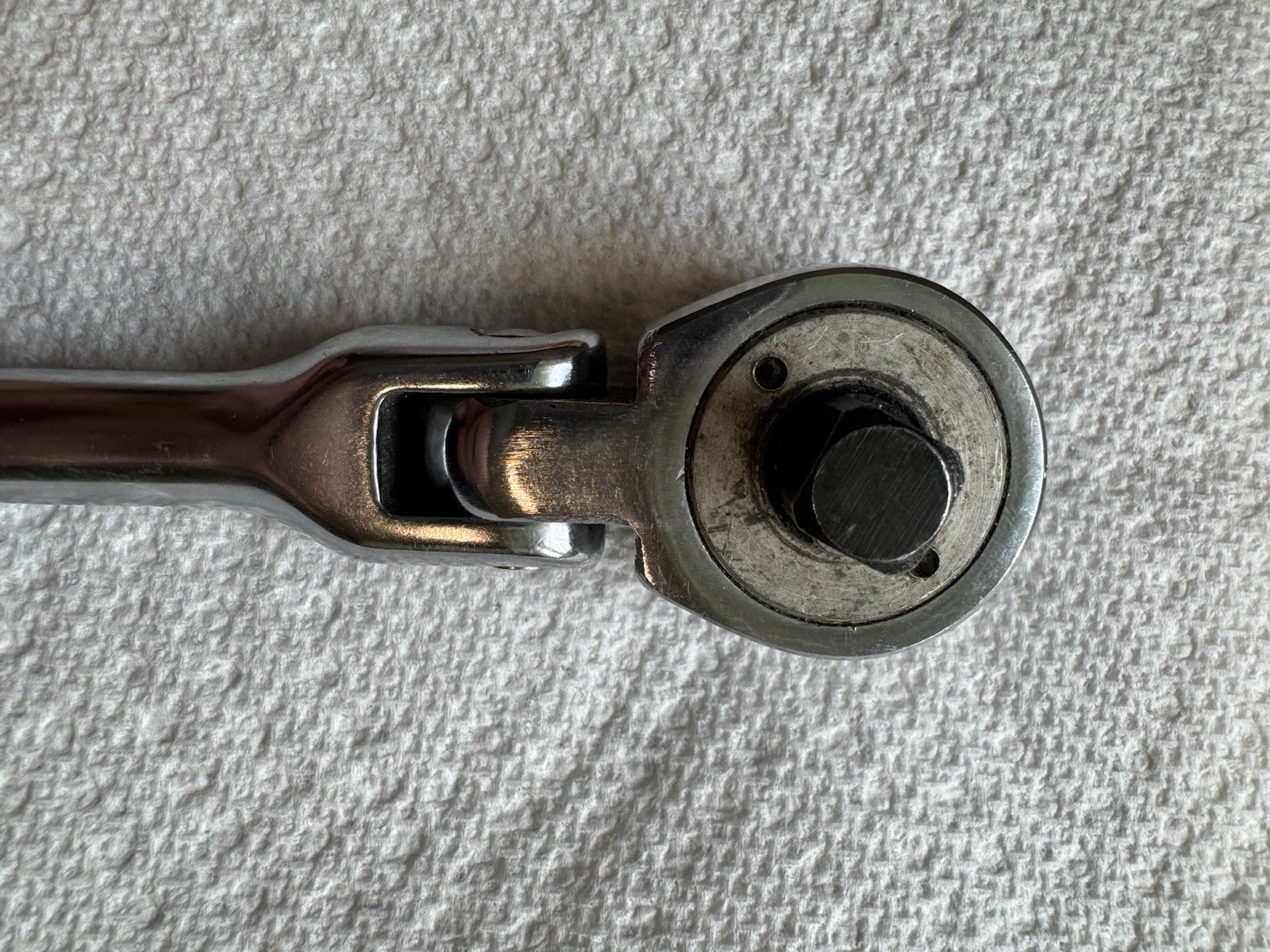 Vintage Snap-On 3/8” Swivel Head Ratchet. F670-A