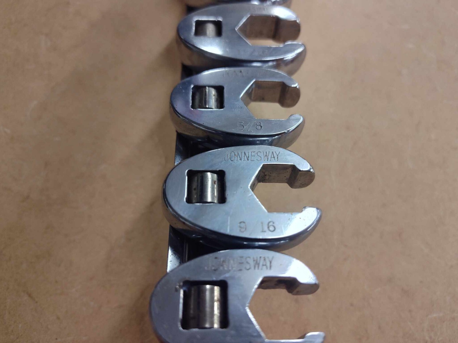 JONNESWAY 3/8″ DRIVE CROWFOOT WRENCH SET SAE 8pc set