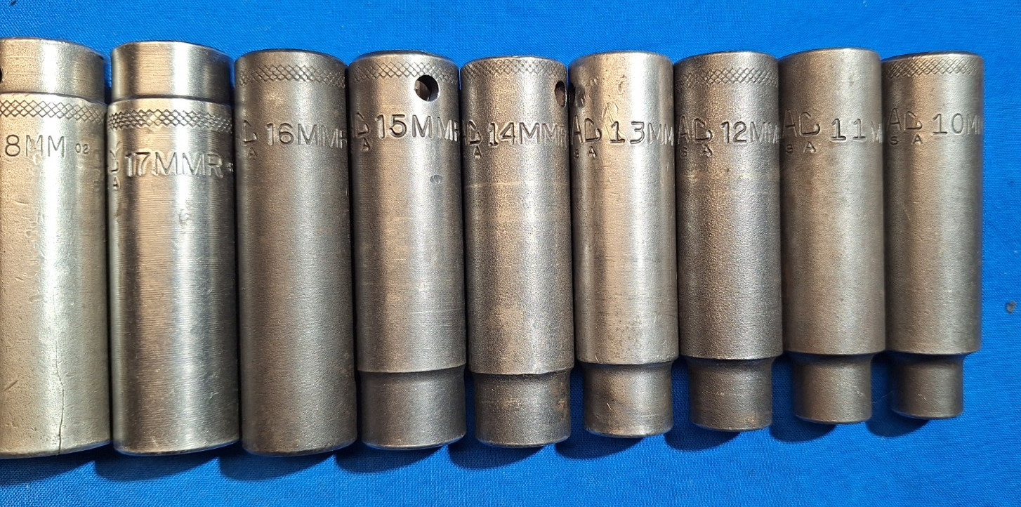 Mac Tools 14pc METRIC 1/2″ dr deep 6 pt impact socket set 30mm-10mm