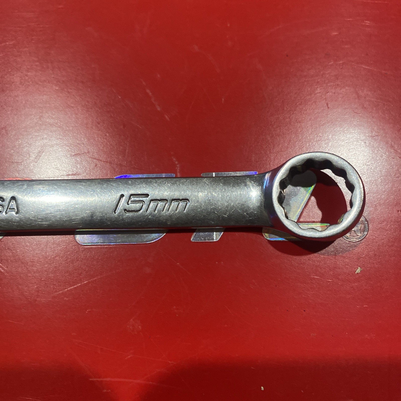 SNAP ON SOEXM15 15MM METRIC FLANK DRIVE PLUS OPEN END 12 PT BOX END 15 MM SOEXM