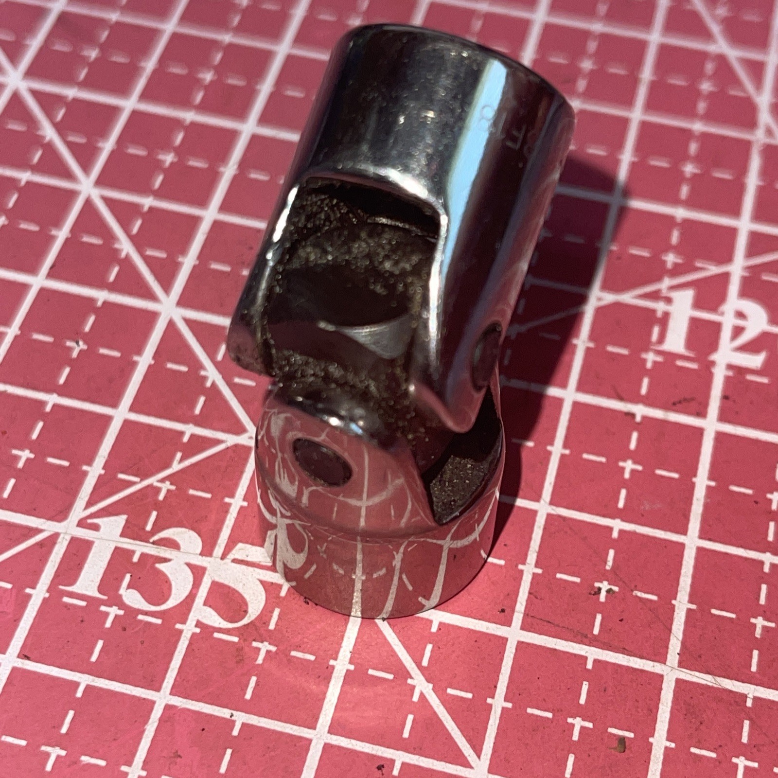 NAPA NBF18 9/16 In SAE 3/8 Drive Flex Swivel 6 Point Socket New Britain Vintage