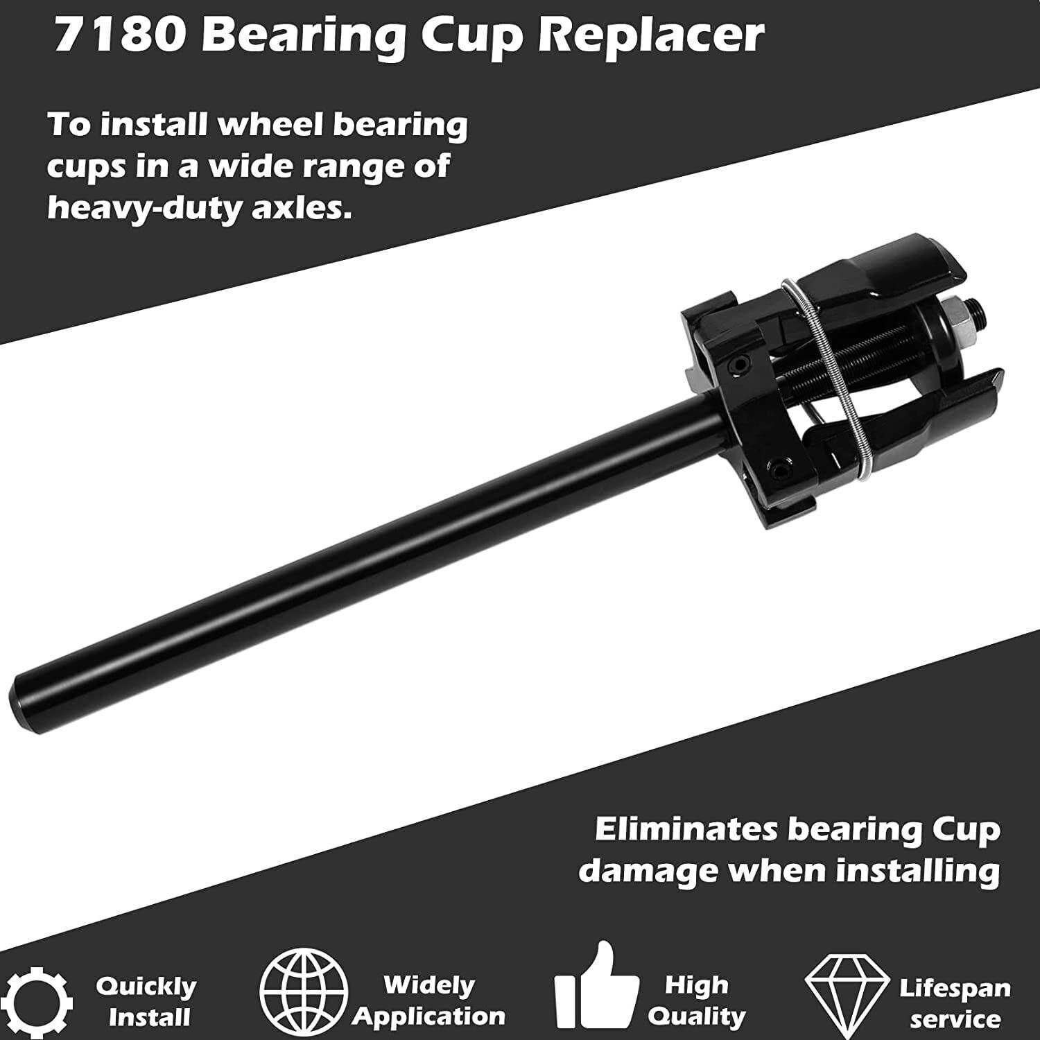 Truck Universal Bearing Cup Remover / Installer 7180 Fit 3-5/8″ to 6-1/2″ OD