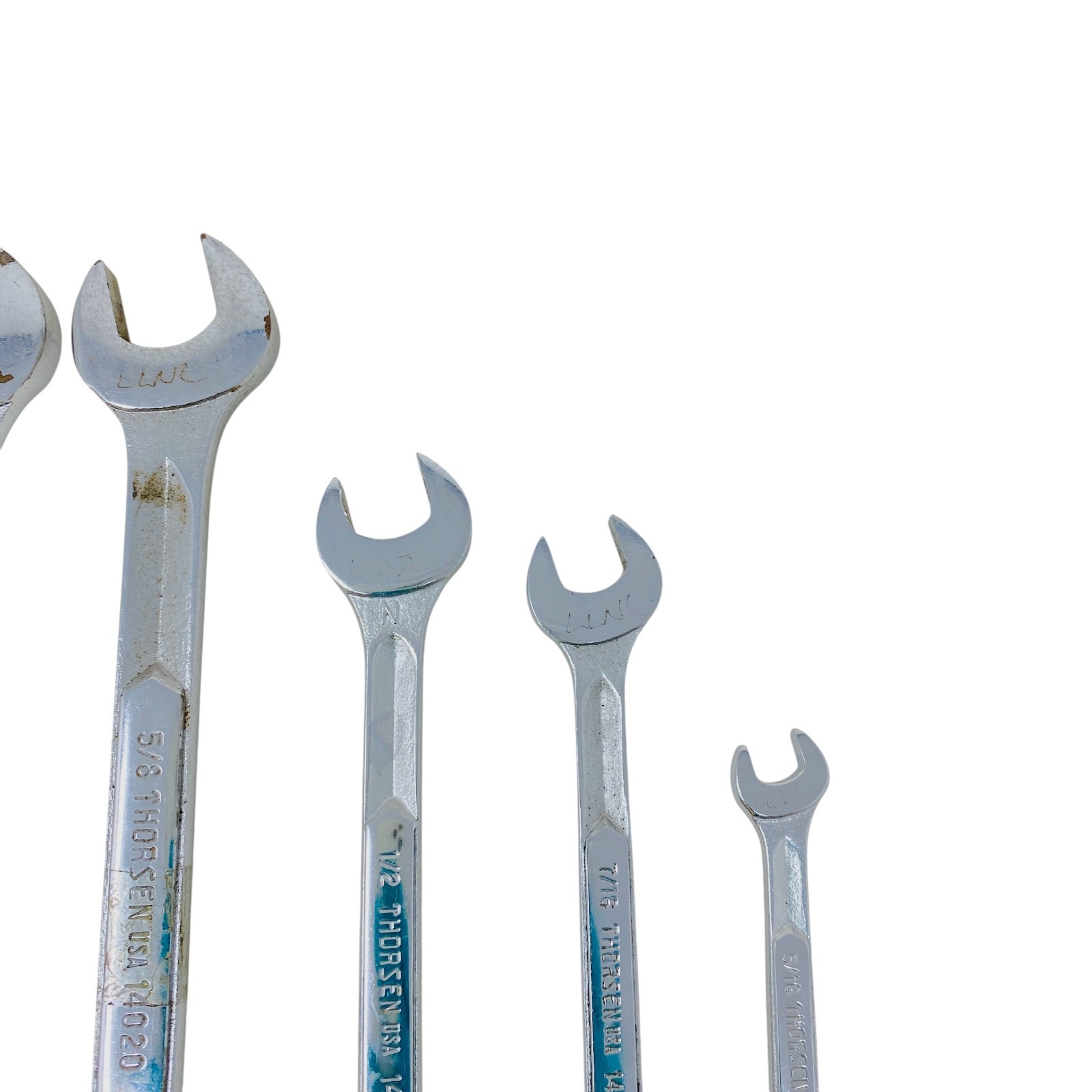 Thorsen USA Combination Wrench Lot Set SAE Mechanics Tools, 7 Pcs