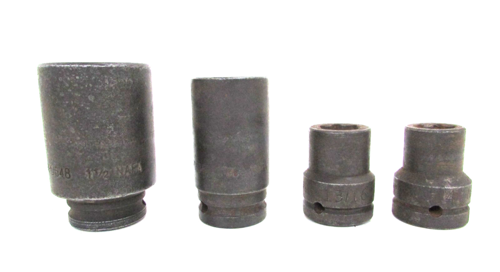 NAPA TOOLS 3/4” DRIVE 6 POINT IMPACT SOCKET SET, 4 pcs, USA