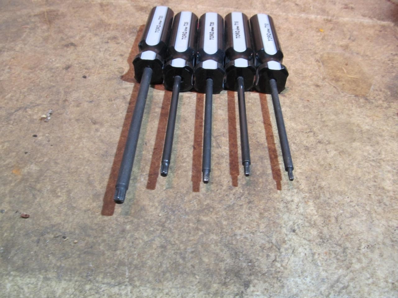 Torq Set of Torx Screwdrivers T10 T15 T20 T25 T30