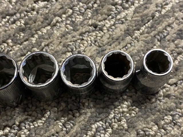 Vintage Craftsman 11 Pc Metric Socket Set 3/8″ Dr 12 Pt 9MM Thru 19MM VV & V Ser