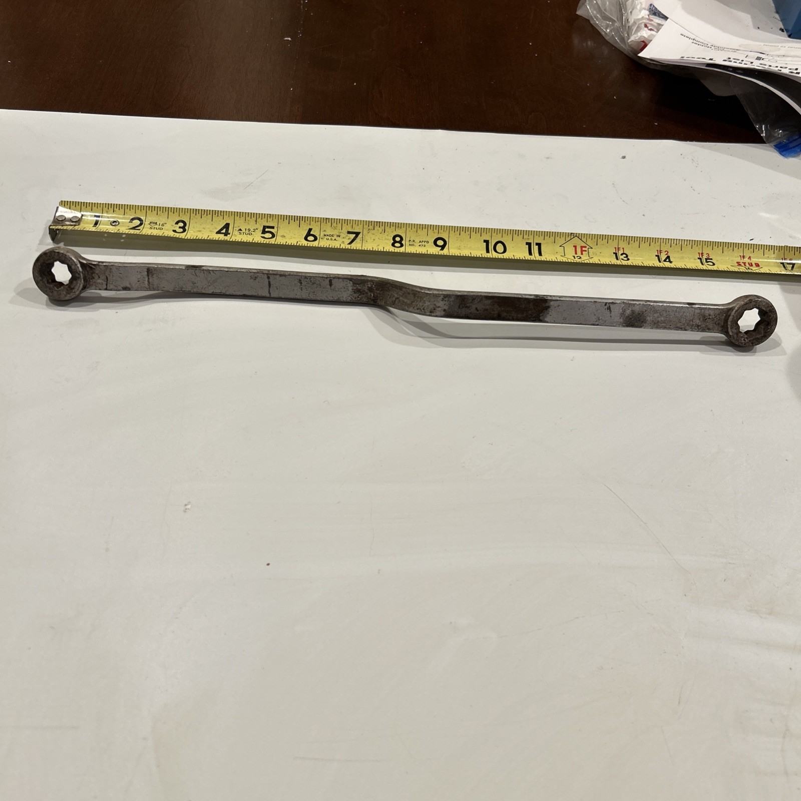 Mac S14 Ford Brake Wrench 8 Point Double Square 7/16” 1/2”