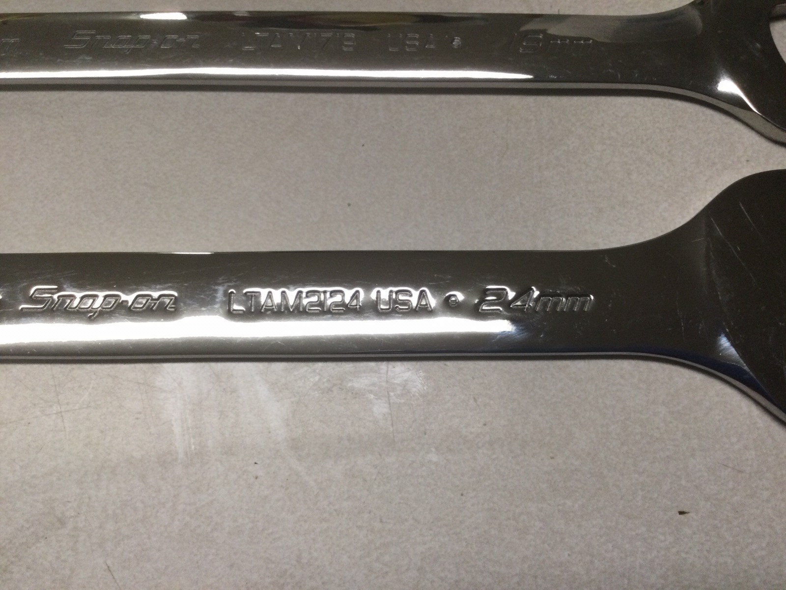 Snap On TOOLS 3 pcs. 1 Money 12-14mm 17-19mm 21-24mm Slimline Open-End Wrench’s