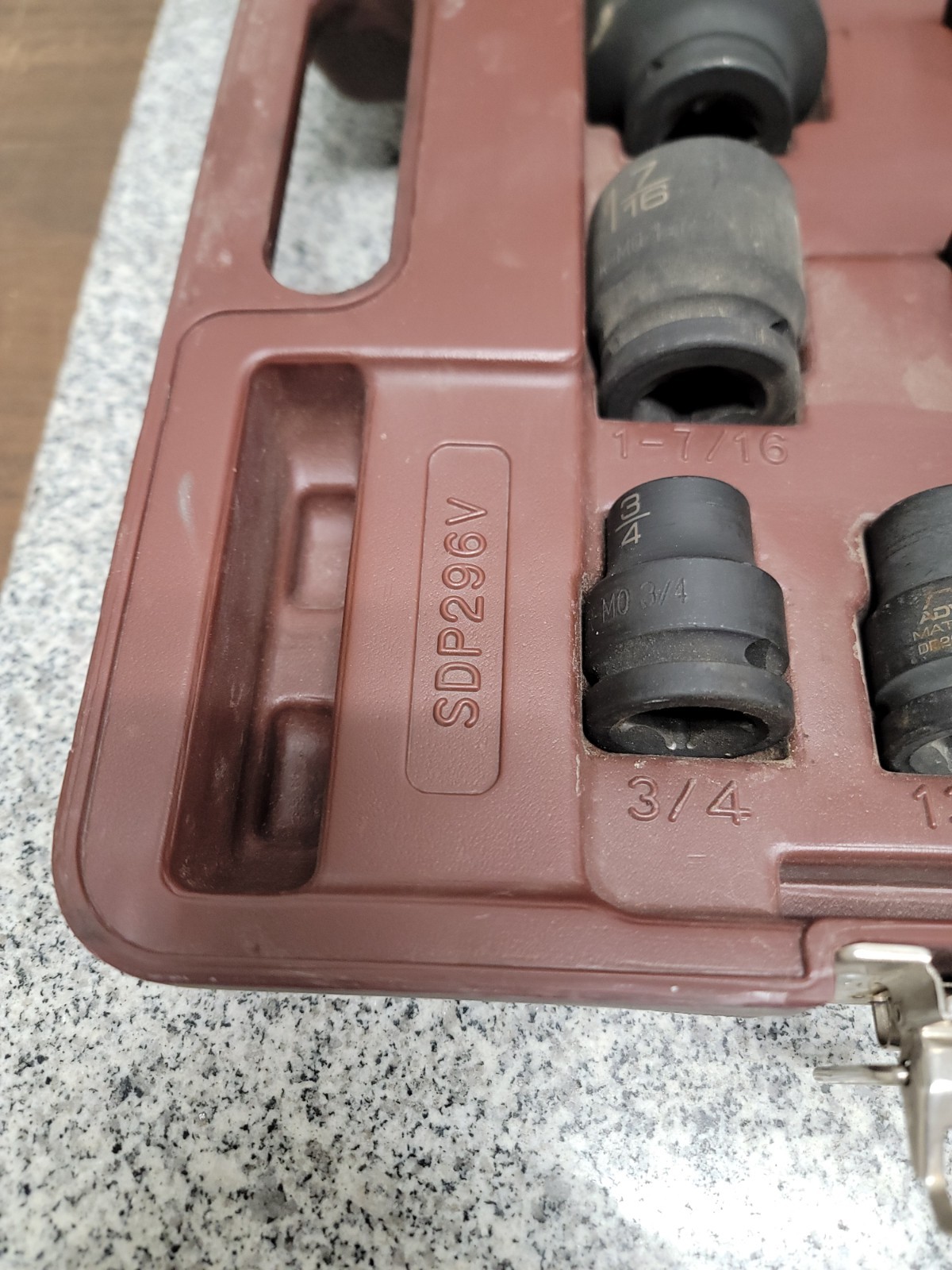 MATCO «ADV» SDP296V 29-PIECES, 3/4″ DR. SAE Impact Socket Set LOCAL PICKUP ONLY