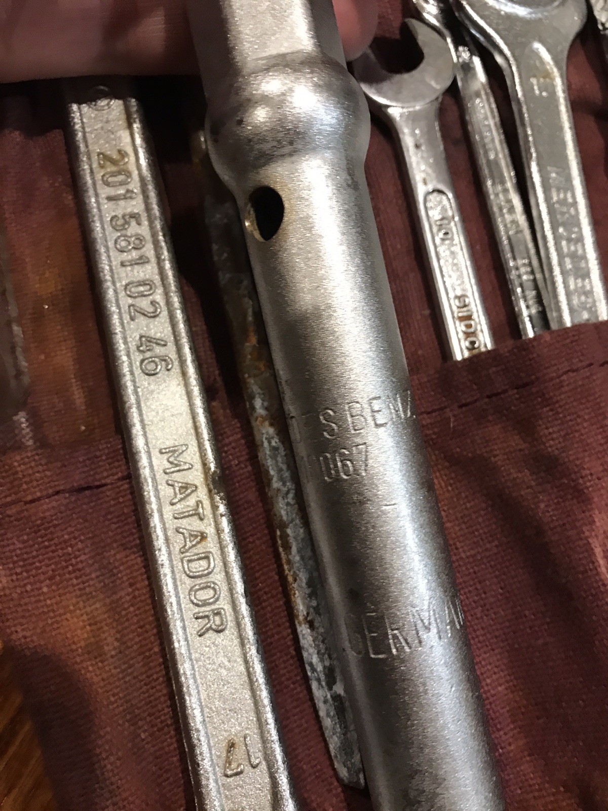Mercedes-Benz W113 R107 350SL 380SL 450SL 560SL 11 Piece Tool Kit Roll