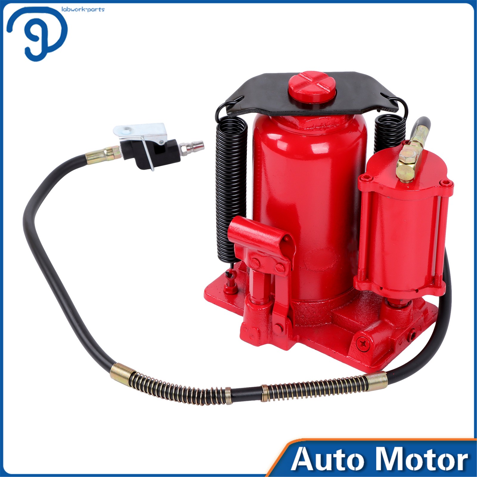 Air Hydraulic Bottle Jack 20 Ton/40,000 Lbs Welded Low Profile Pneumatic