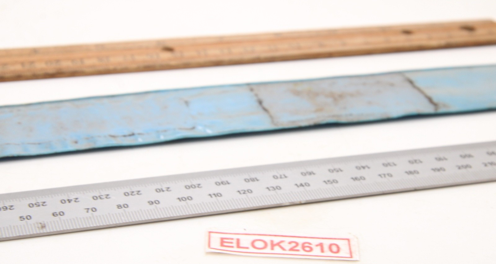 Unbranded 12 Inch Ruler Stainless Steel Tempered Inches MM 1/2MM Made in USA