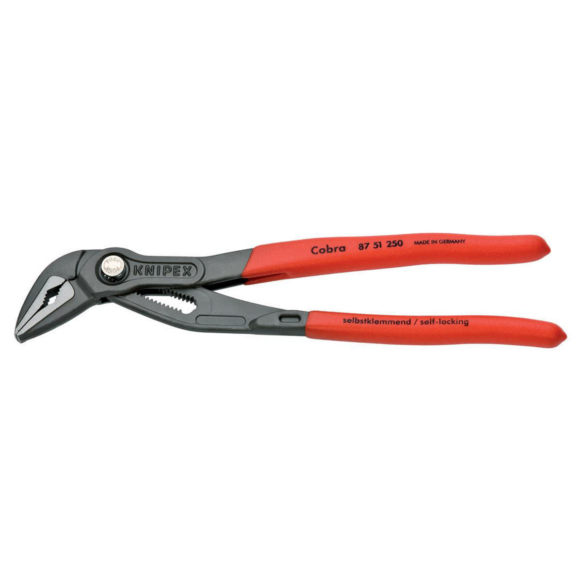 KNIPEX 8751250 Cobra ES Extra Slim Pliers 10 Inch Long Narrow Jaws