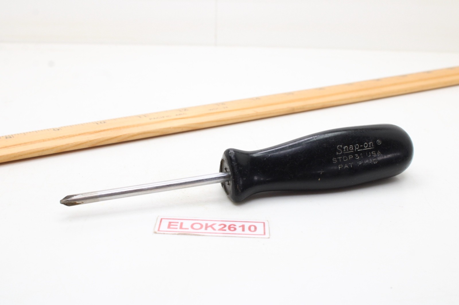 Snap-on SDDP31 No 1 Philips Head Screwdriver Black Hard Handle USA
