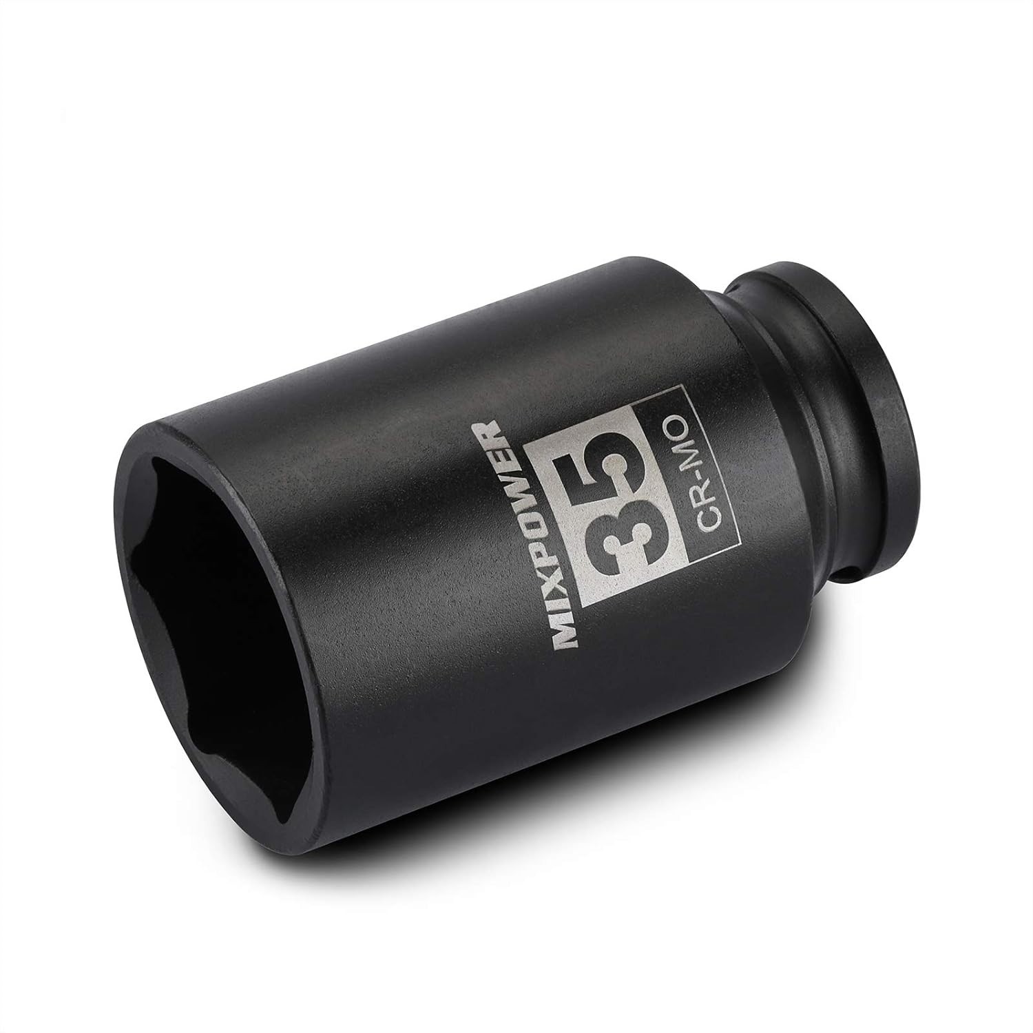 High-Torque 1/2″ Drive Deep Impact Socket, 35mm – Engineered for Impact Drivers