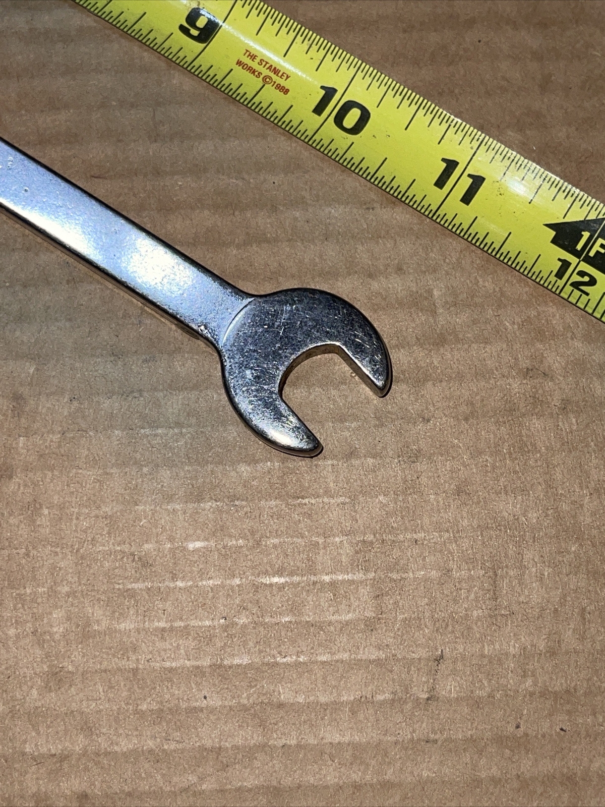Vintage Vim USA 7123 7/16 In X 1/2 In SAE Open End Stubby Wrench Short