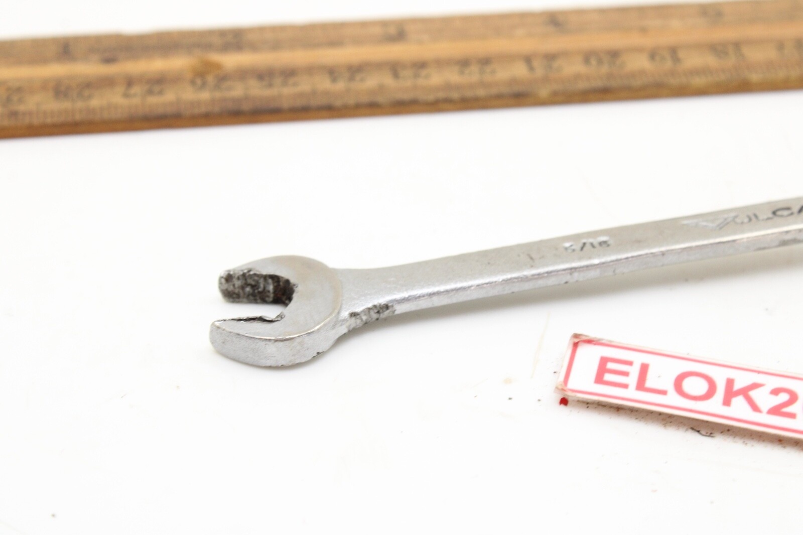 Vulcan XOE-610 5/16” 6 Point 5.5″ SAE Chrome Combination Wrench USA
