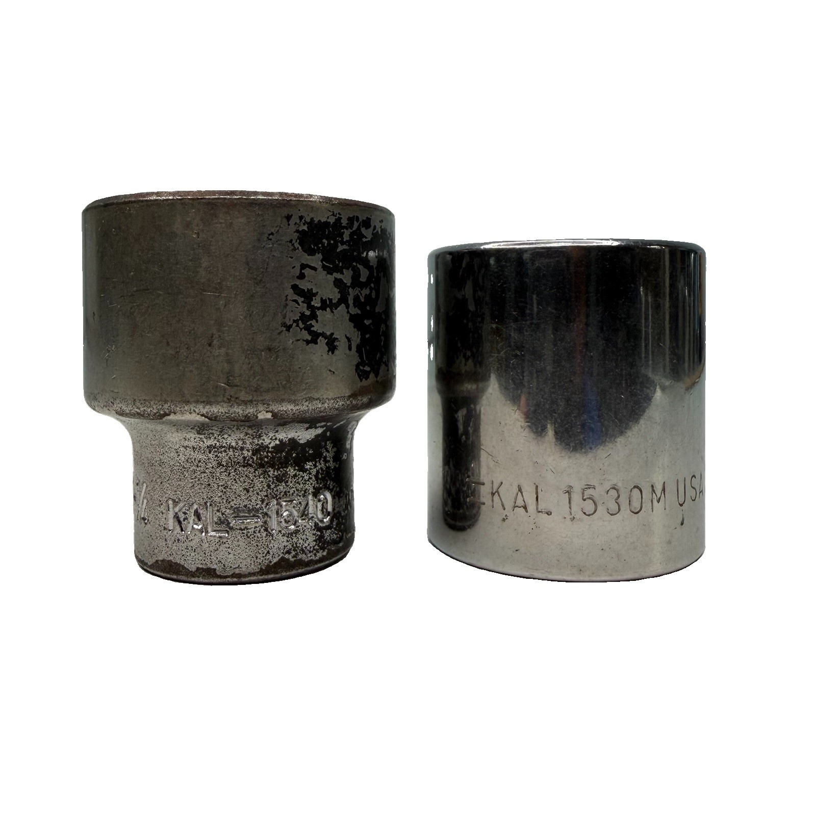 KAL Socket Lot 1/2″ Drive 12 Point 1-1/4″ KAL-1540 Japan & 30mm 1530 USA