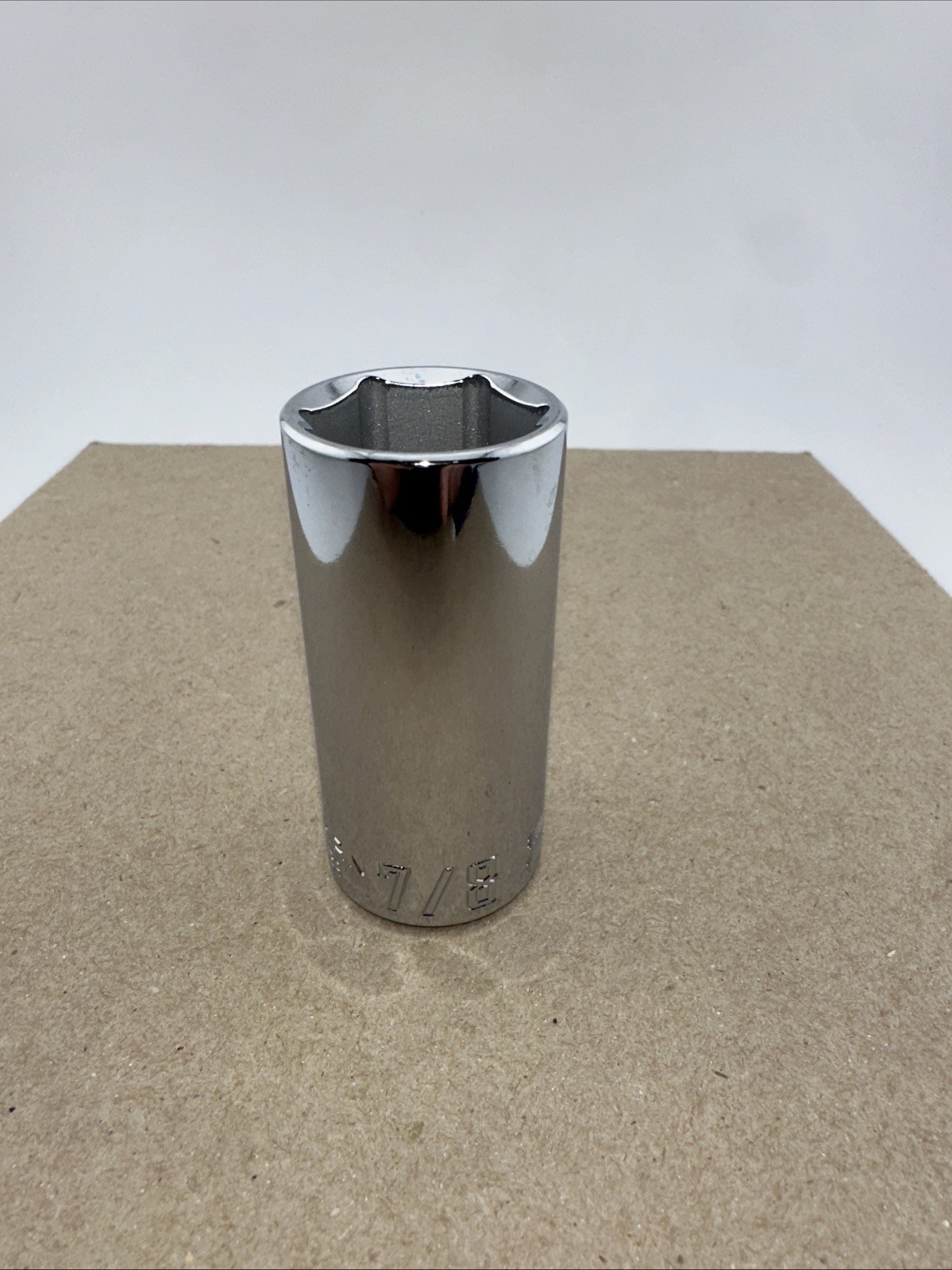 Craftsman 6 Point 3/8″ In. Drive Chrome Deep 7/8″ Socket CMMT43339. 0284