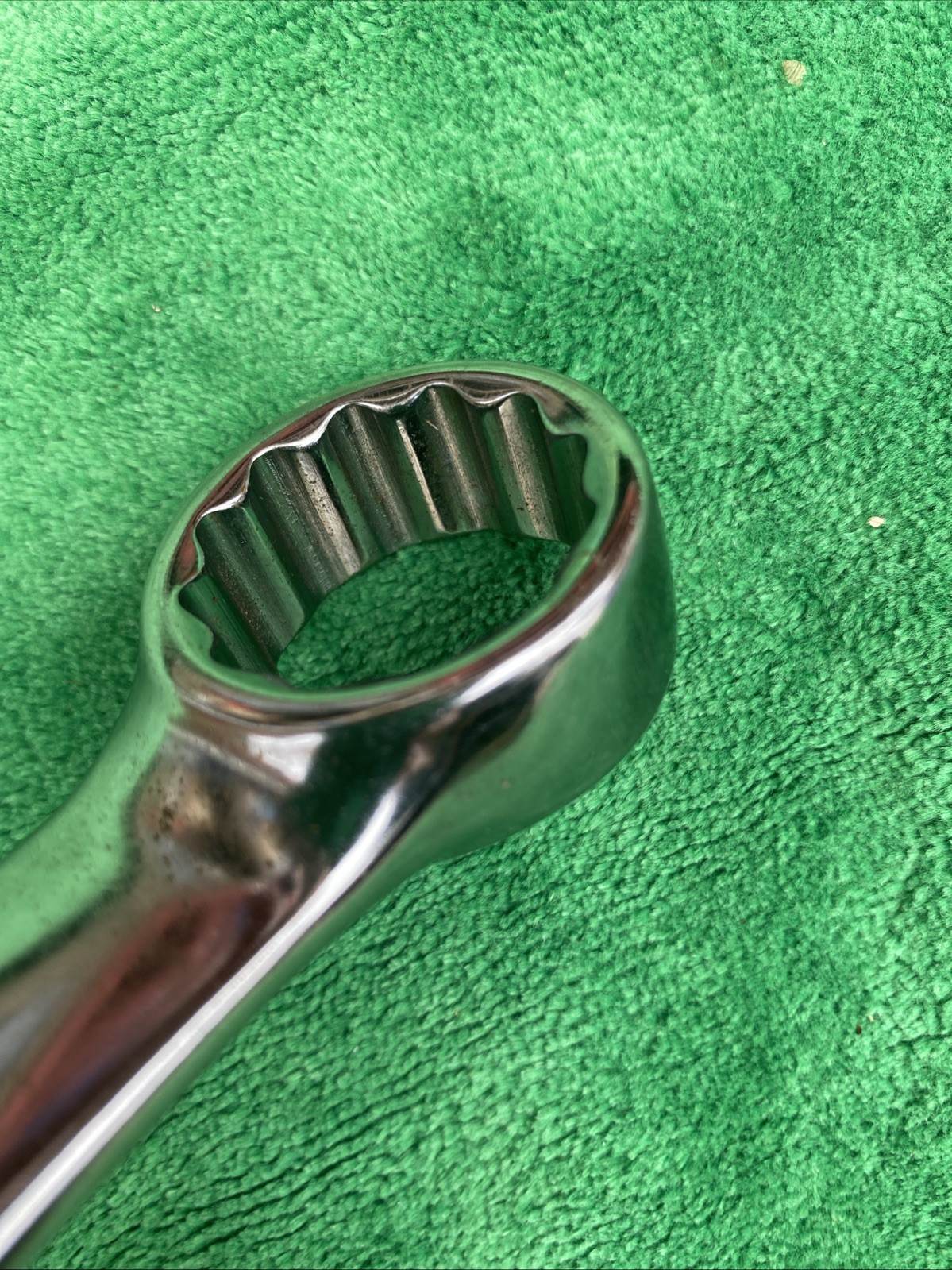 VINTAGE ARMSTRONG 1” 12 POINT COMBINATION OPEN BOX WRENCH # 25-432 USA