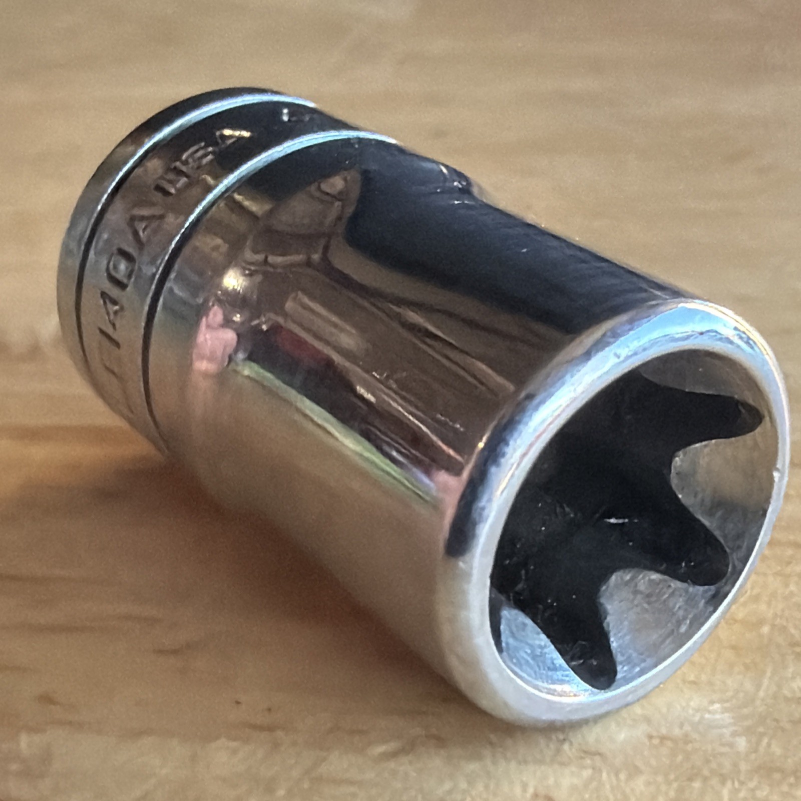 Snap On Tools E14 Inverted Torx Socket 3/8″ Drive FLE140A Made in USA