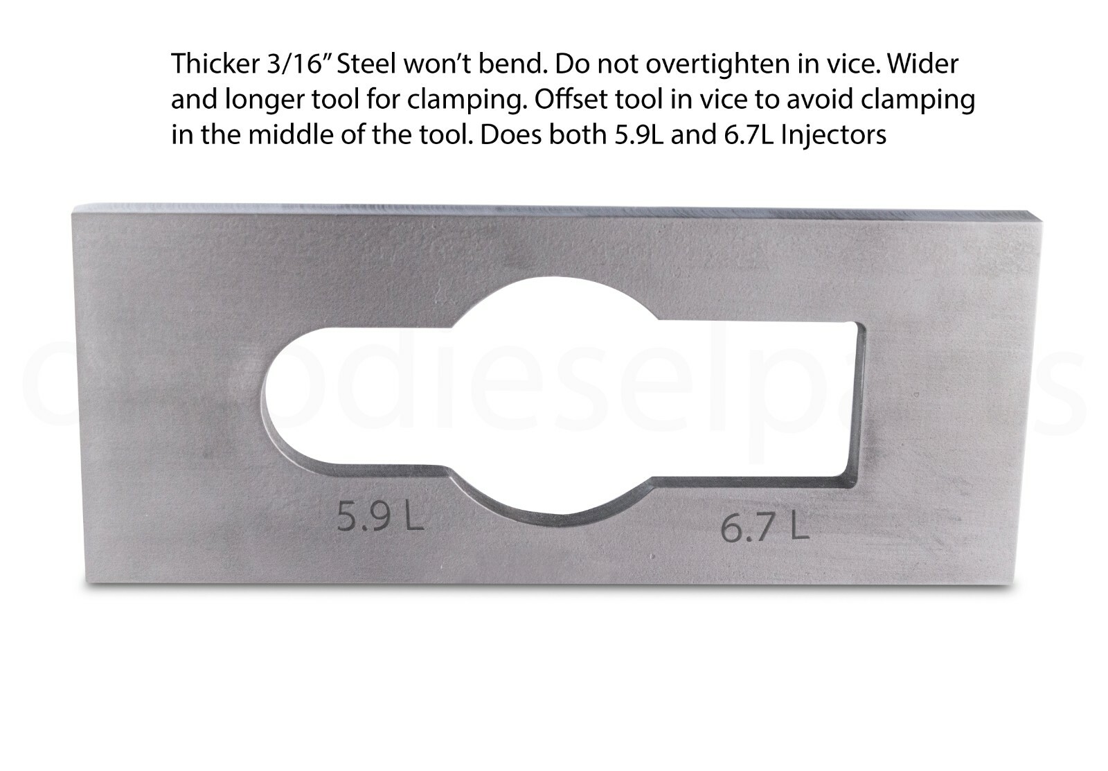 5.9L and 6.7L Dodge Ram Cummins CR Injector Nozzle Holder Removal Tool V2