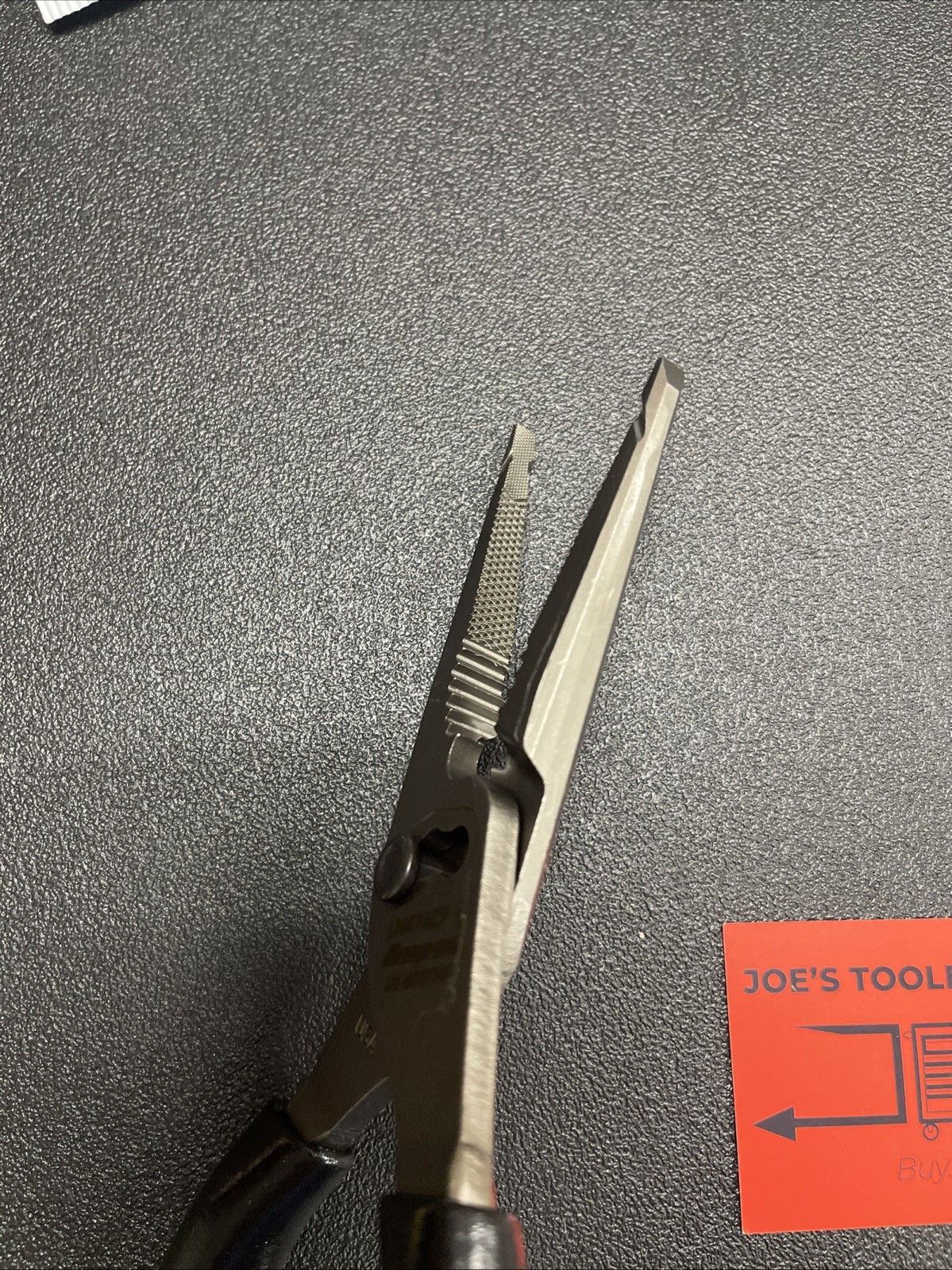 Snap-On Tools USA NEW BLACK 9″ Soft Grip Long Nose Slip Joint Pliers LN47ACFBK