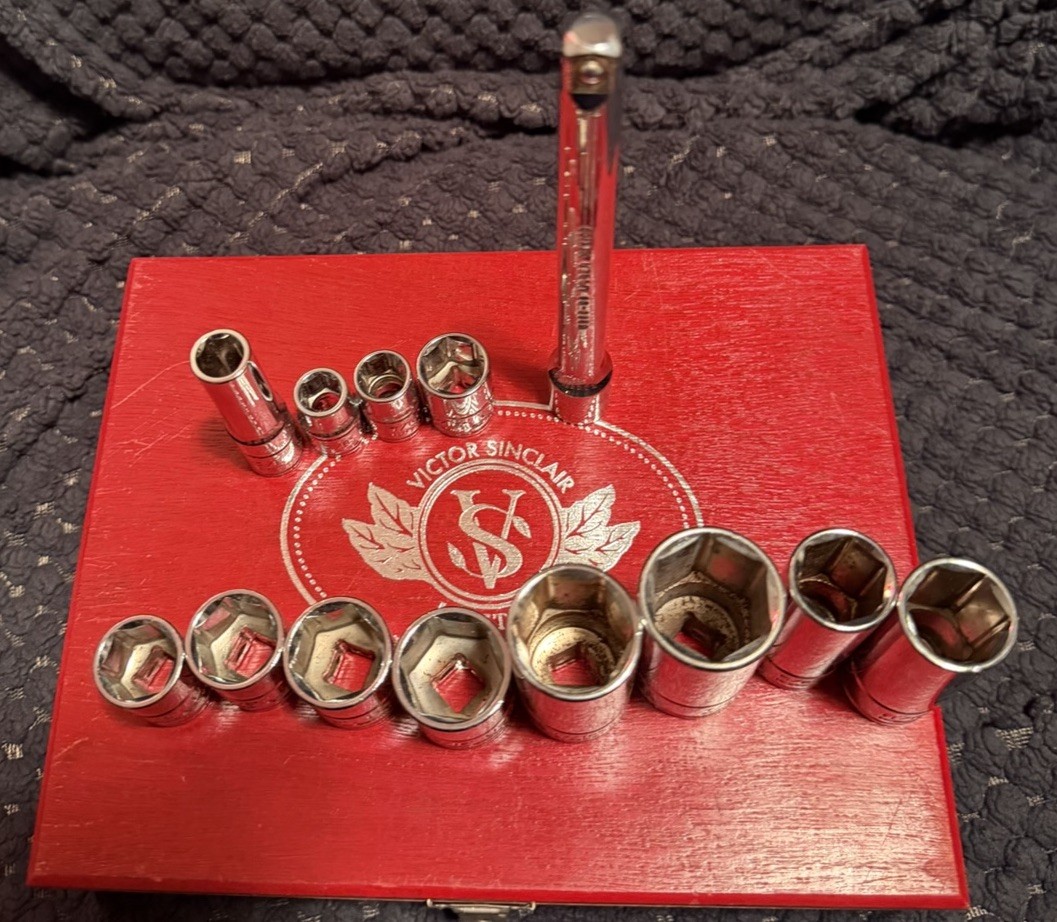 Urrea Socket Set Of 12 – 6 Pt- With Extension 3/8 » – 13 Total Pcs
