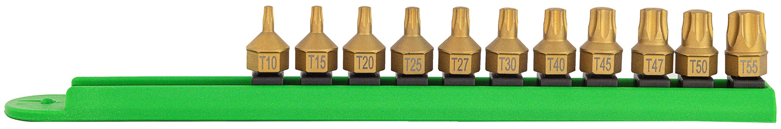 Mayhew 16003 Titanium-Coated Low-Profile Dual Drive Set, Torx, 11-Piece