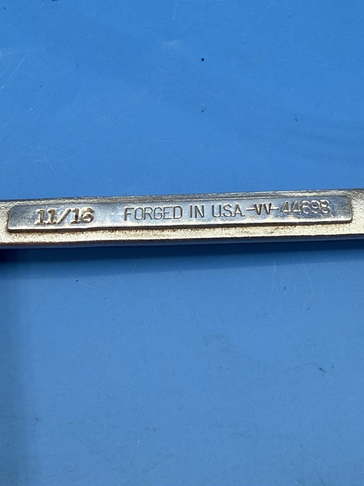 Craftsman 11/16in. Combination Wrench Vintage VV 44698 Made in USA